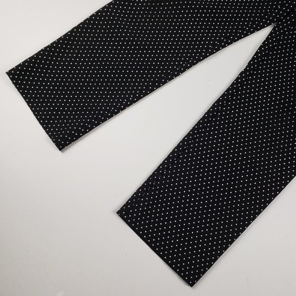 Lisette Black Polka Dot Skinny Pants Size 8 - Picture 4 of 7